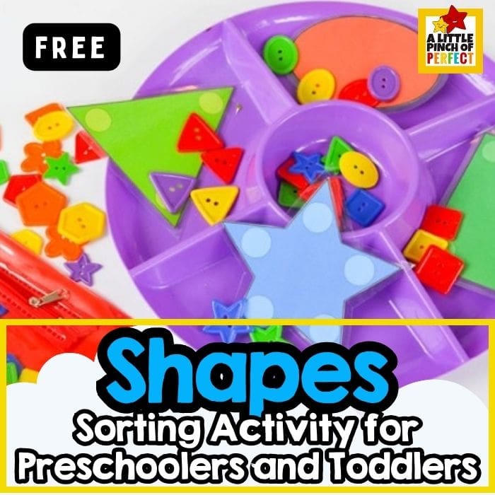 Hands-On Shape Sorting Activity for Preschoolers & Toddlers