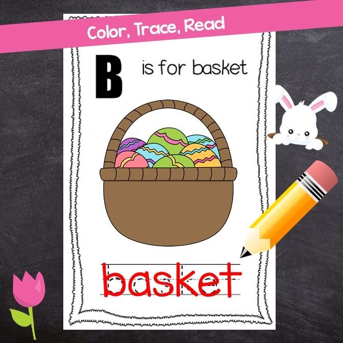 Easter ABC Alphabet Handwriting Book Printable Activity - Image 3