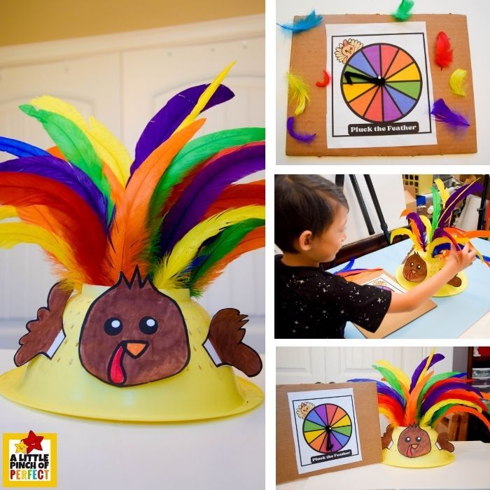 Turkey Feather Color Match Game Spin Match and Play (Free